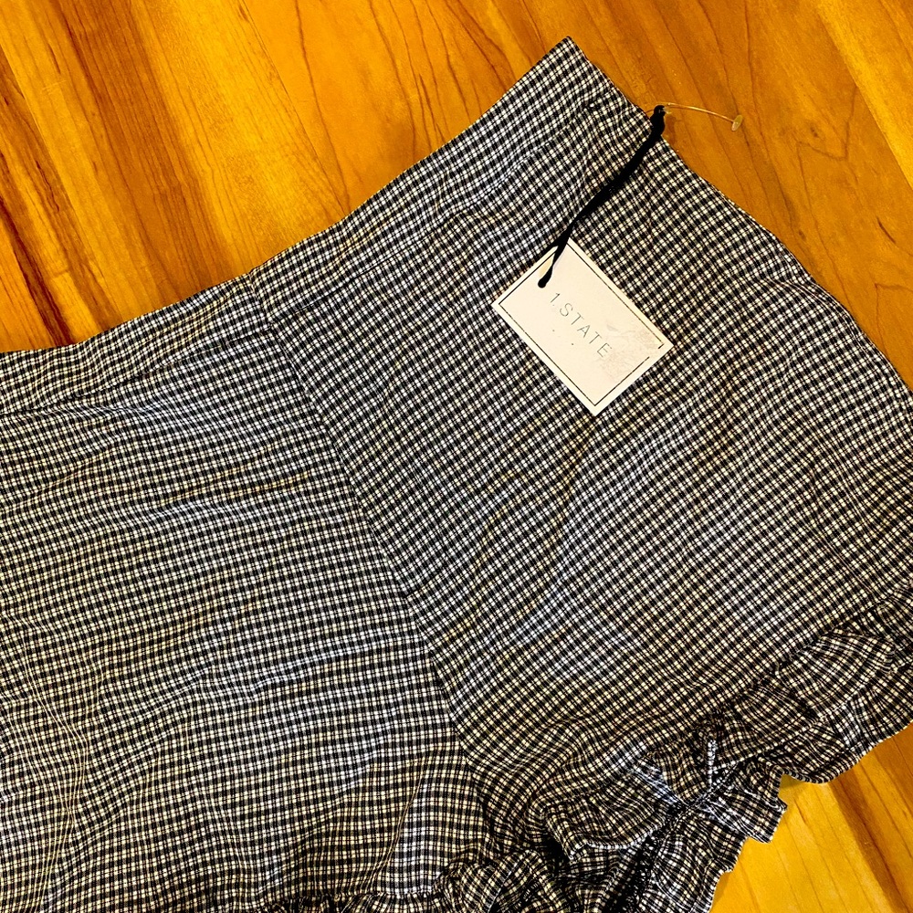 Checkered shorts… cute as can be!!